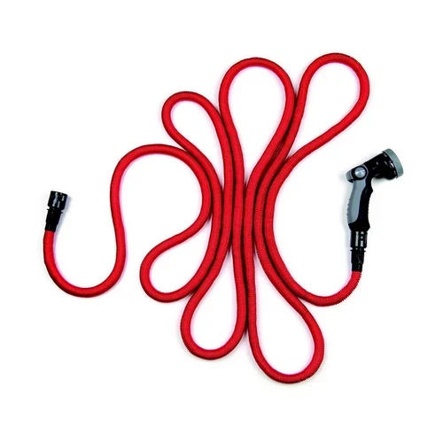 Tubo da giardino bamboo estensibile rosso mt 7 5-23
