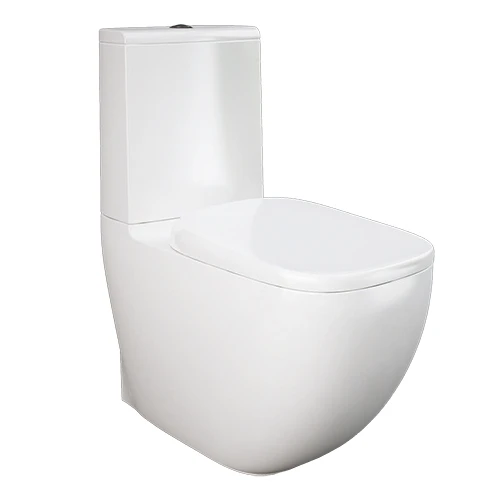 Vaso monoblocco illusion filo muro rimless fissaggi nascosti -