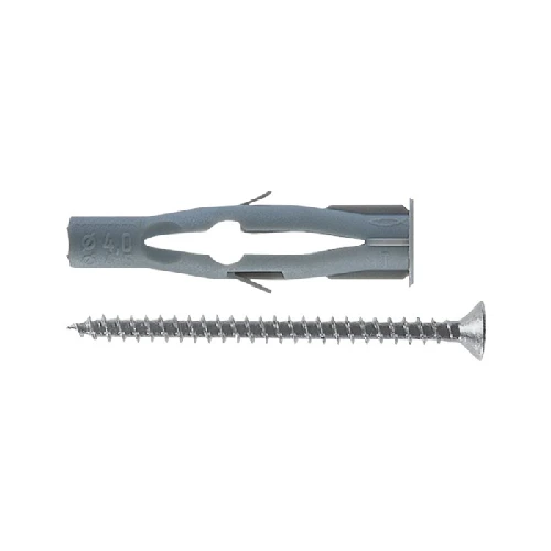 Tassello con vite fischer per truciolare fu-v 6 x 45v