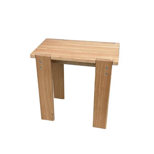 Sgabello bagno in larice cm 43x25 x h. 43
