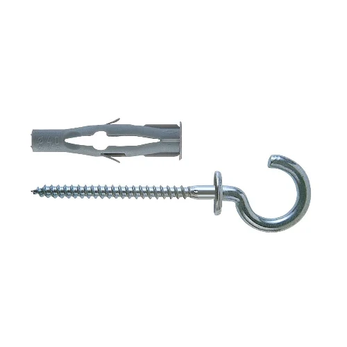 25 pz tassello fu r con occhiolo aperto 8x50