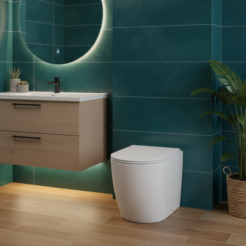 Vaso filo muro traslato rimless comfort dalia - BathCore