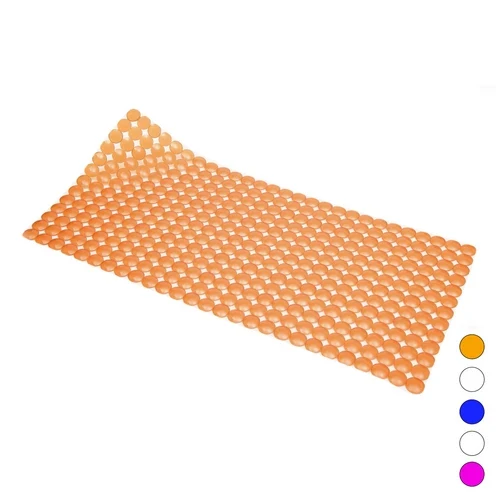 Tappeto antiscivolo per vasca mod. rondo cm 72x36 fucsia