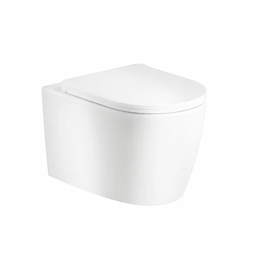 Vaso sospeso rimless magnolia bianco lucido