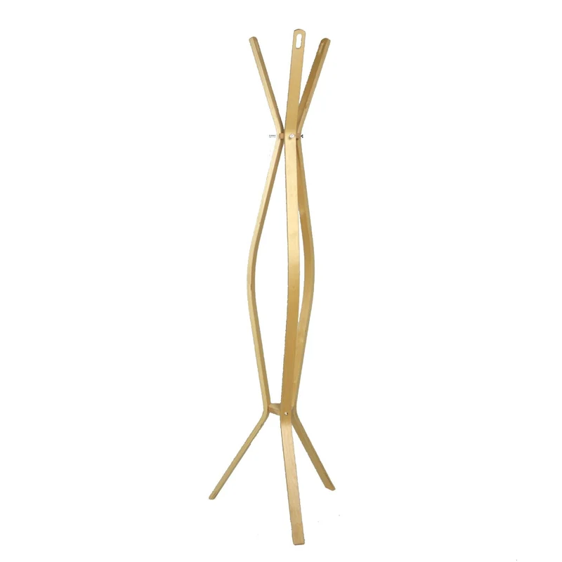 Appendiabiti a Stelo in Legno 3 Braccia 60x60H178cm Naturale