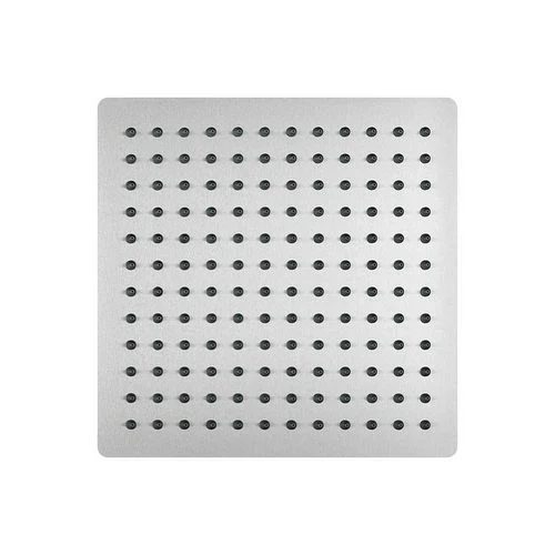 Soffione doccia quadro ultra slim acciaio inox cm 40x40 spessore 2 mm