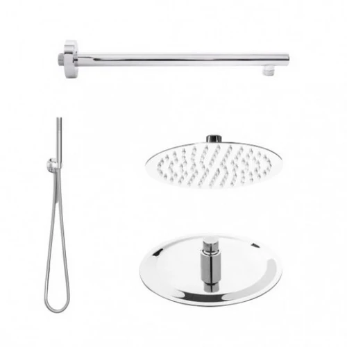 Kit soffione doccia restyling smart- tondo cromo lucido