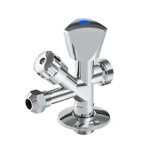 Rubinetto combinato sottolavabo - lavatrice 1/2 x 3/4 x 3/8 x 10 cromo