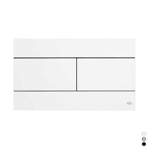 Placca slim dual nero opaco