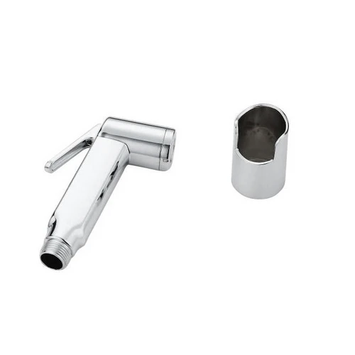 Doccetta shut-off cromata c/supporto cromo