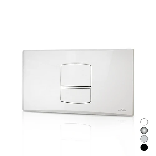Placca modello itaka duo cromo