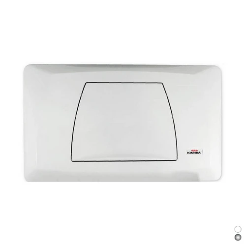 Placca mono classic bianca