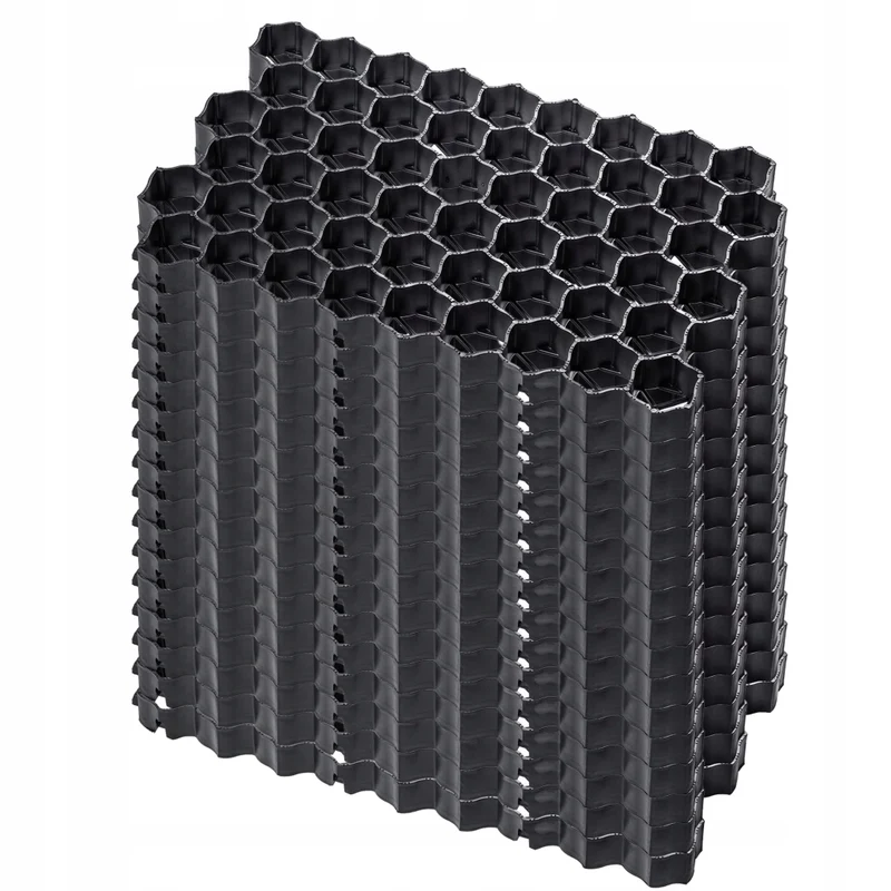 Griglia di protezione per prato KADAX Geogrid 60x40x4 cm 16 pezzi Giardino 590 Ton/M2
