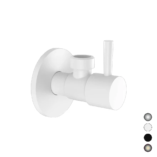 Rubinetto sottolavabo d arredo mod. minimal 1/2x10 nero opaco 1/2x1/2