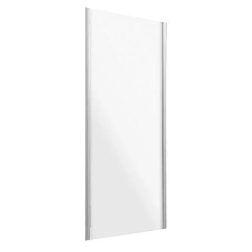Parete doccia fissa cristallo linea wonder cm70 profilo bianco v. trasp