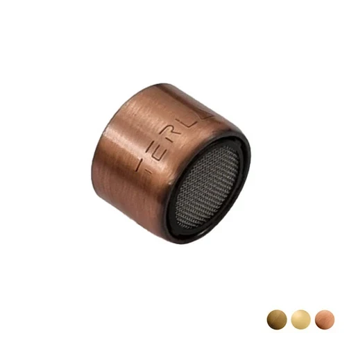 Aeratore in ottone con filtro femmina 22x1 f 22x1 bronzato