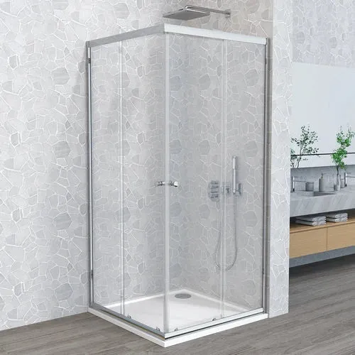 Box doccia 2 lati cristallo linea wonder cm70x100 p. arg.luc. v.tras