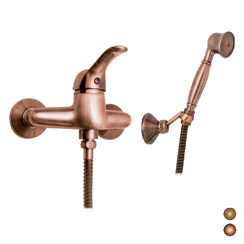 Monocomando esterno doccia serie class ramato
