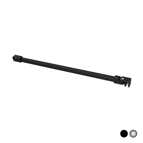 Braccio a t per walk in quadro cm 65 argento lucido