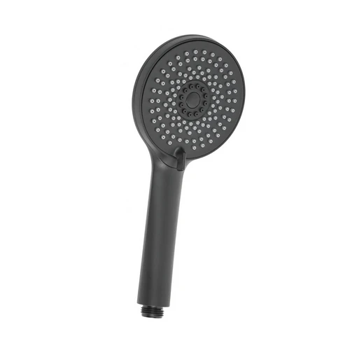 Doccetta 3 getti ermes nero matt diam. 110 mm