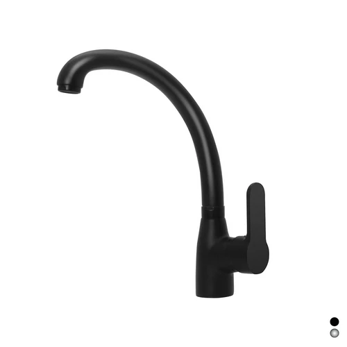Miscelatore monocomando lavello bocca alta serie paco cromo