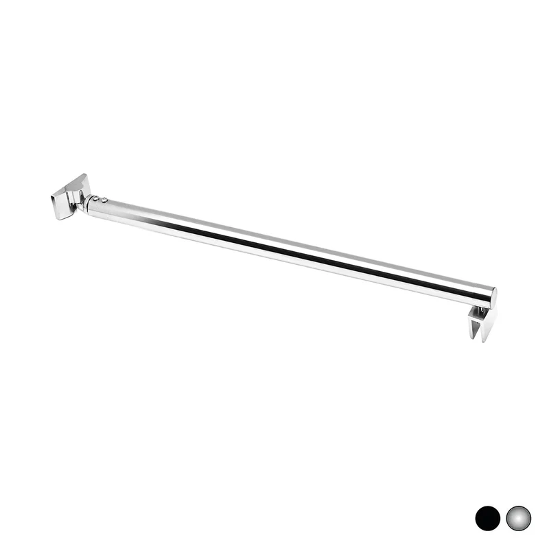 Braccio per walk in tondo 2 teste snodabili cm 45 nero