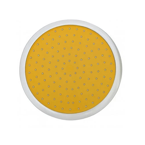 Soffione doccia tondo modello 12617 diam. 228 arancio