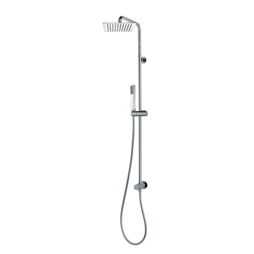 Colonna doccia tetis renovation con soffione quadro cromo