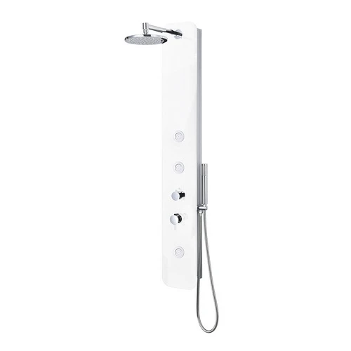 Pannello doccia multifunzione mod. bali bianco lucido