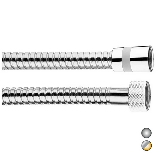 Flessibile doccia in ottone doppia aggraffatura cm 150 cromo/oro