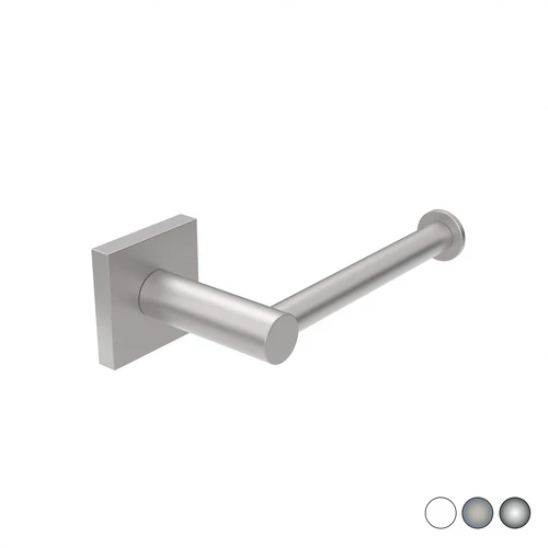 Porta rotolo aperto mod. hotel maison spazzolato cm 15 4 x h.5 x 7 6