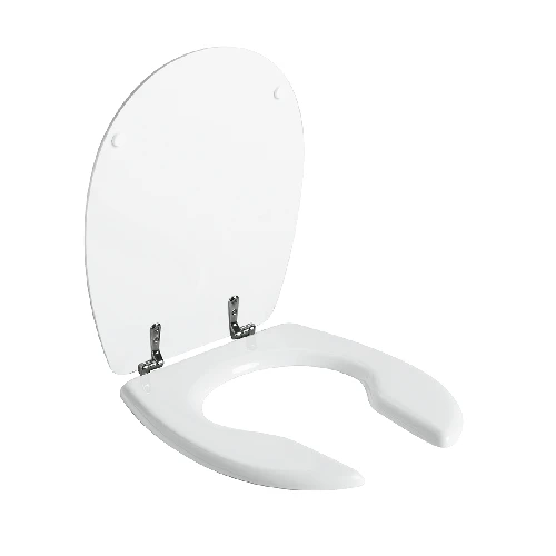 Sedile wc aperto mdf bianco per vaso ausil line bianco