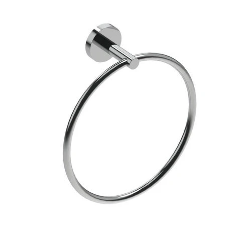 Porta asciugamani ad anello mod. class nero cm 21 x h.23 x 7