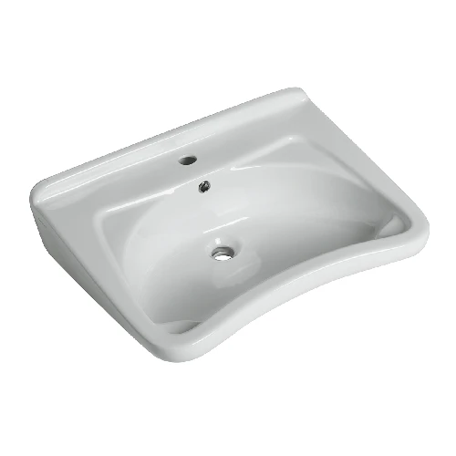Lavabo anziani semifonte bianco ausil line l. 66 cm