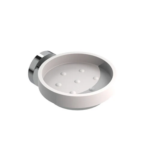 Porta sapone mod. class spazzolato cm 10 x h.5 x 11 8