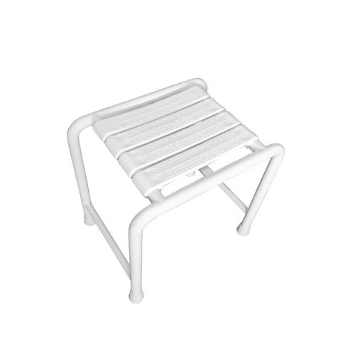 Sgabello da bagno bianco -