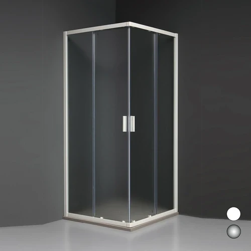 Lato singolo porta doccia scorrevole fast 2000 cristallo cm 67-69 profilo cro/vetr. trasp