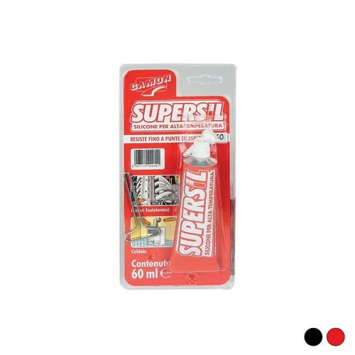 Sigillante siliconico supersil alta temperatura 60 ml nero