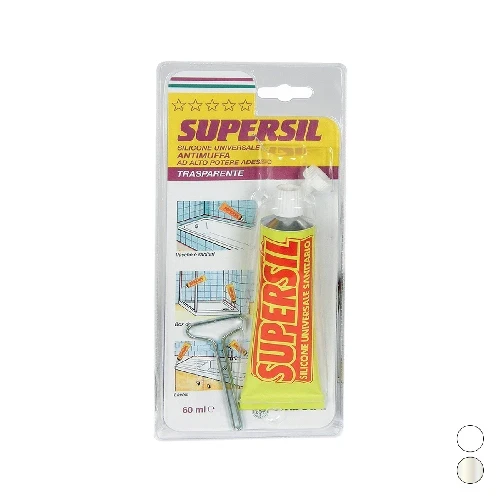 Sigillante siliconico supersil 60 ml trasparente