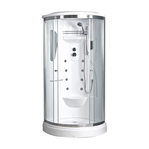 Box doccia ad angolo modello kilimangiaro con idromassaggio cm 90x90