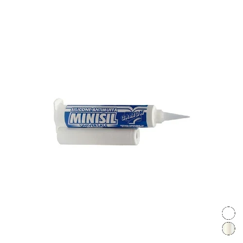 Silicone acetico minisil spingitore bianco