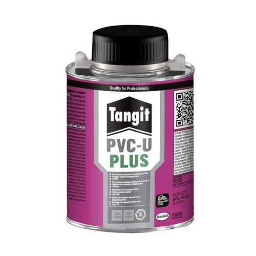 Colla tangit in barattolo henkel pvc-u plus thf free 500 gr con pennello