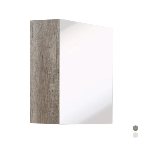 Specchio contenitore lxhxp 60x60x24 5 olmo bianco