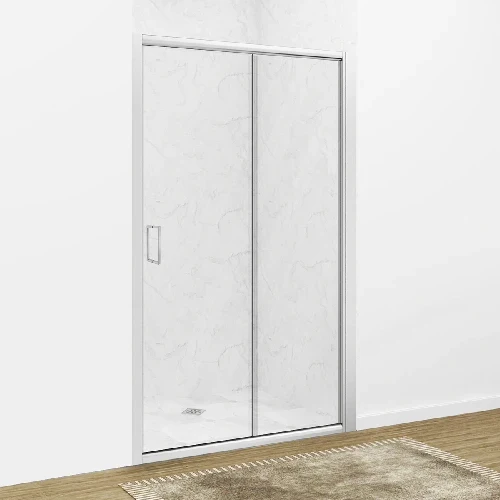 Nicchia doccia scorrevole 2 ante cristallo linea essential cm116-120 ap.50 p.ar.lu. v.tra