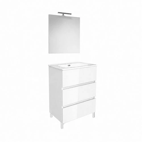 Mobile bagno valencia l. 60 cm rovere scuro