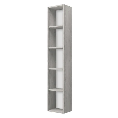 Colonna bagno sospesa a giorno mod. stile h. 160 cm quercia bianca