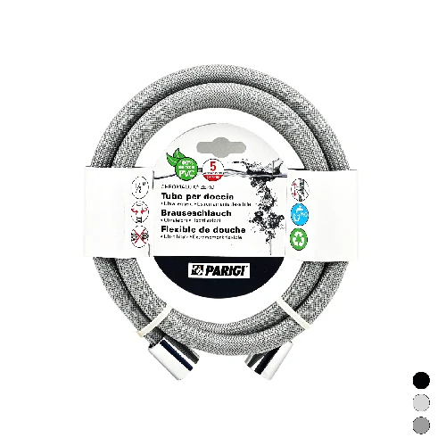 Flessibile doccia chromalux zero silver steel cm 150