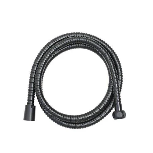 Flessibile doccia in abs nero cm 150