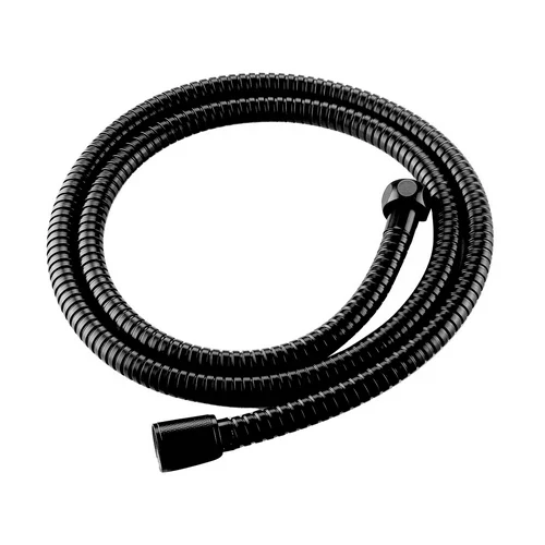 Flessibile ricambio per rubinetteria colorata nero cm 150