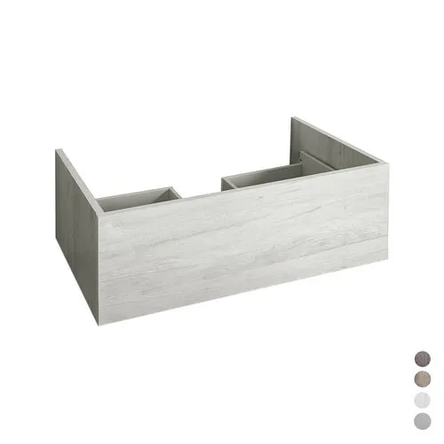 Base 1 cassetto con vano sifone mod. unika cm 80x45 5xh.25 olmo scuro